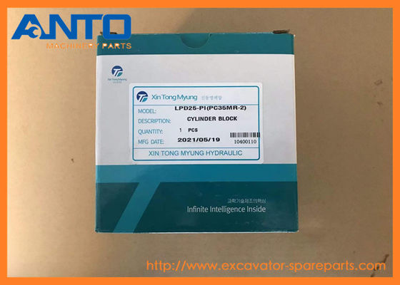 708-3S-13130 7083S13130 أجزاء محرك حفر كتلة الأسطوانات مناسبة KOMATSU PC35MR PC38UU PC40MR