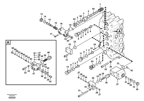 VOE949238 أجزاء احتياطية حفر حلقات O لـ Vo-lvo EC140B EC160B EC160C EC160D EC180B