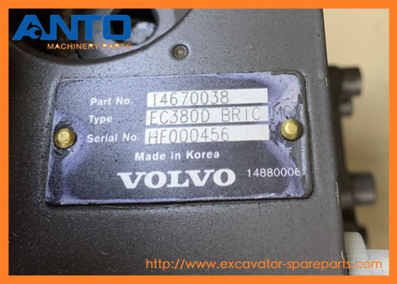 VOE14670038 14670038 صمام التحكم الرئيسي لفولفو حفارة EC380D